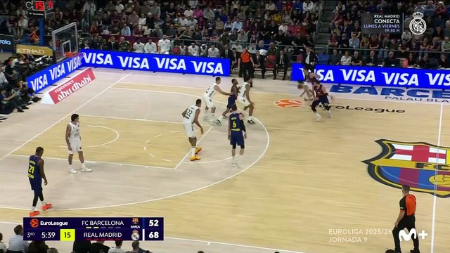 FC Barcelona Basket vs Real Madrid 3C Baloncesto Euroleague Euroliga 2025 2026