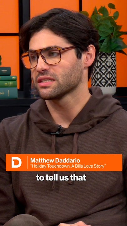 Matthew Daddario Jokes QB Josh Allen Is Throwing A Viewing Party Of 'Holiday Touchdown'