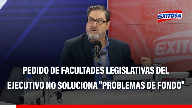 Raúl Canelo sobre solicitud de facultades legislativas del Ejecutivo: No es una solución de fondo, son paliativos