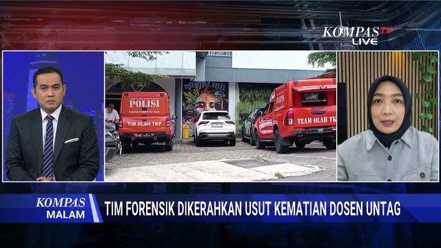 Kriminolog Ungkap Kans Tindak Pidana di Kasus Kematian Dosen UNTAG Semarang | KOMPAS MALAM