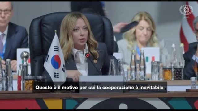 Meloni: lavoriamo con Usa e Ue per pace una giusta in Ucraina