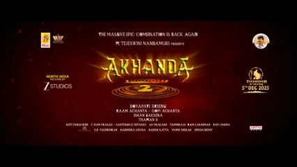 Akhanda 2 Thaandavam TRAILER (Hindi) ｜ Nandamuri Balakrishna ｜ Boyapati Sreenu ｜ Thaman｜ DEC 5th