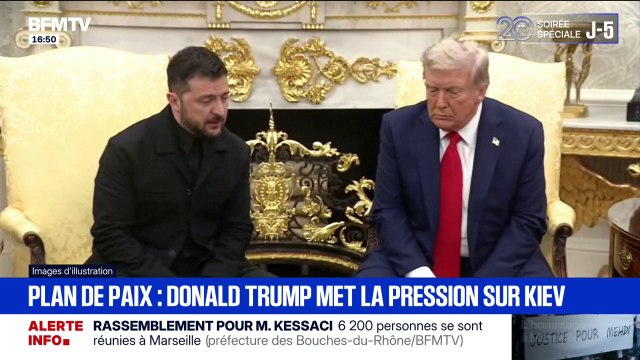 Plan de paix pour l'Ukraine: Donald Trump met la pression sur Kiev