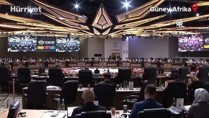 Cumhurbaşkanı Erdoğan G20'de konuştu: Gazze'de ateşkesin devamı önemli