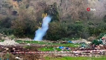 Alaplı’da doğalgaz boru hattında patlama