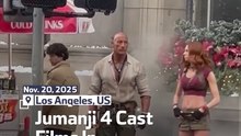 Jumanji 4 Cast Films In Downtown LA
