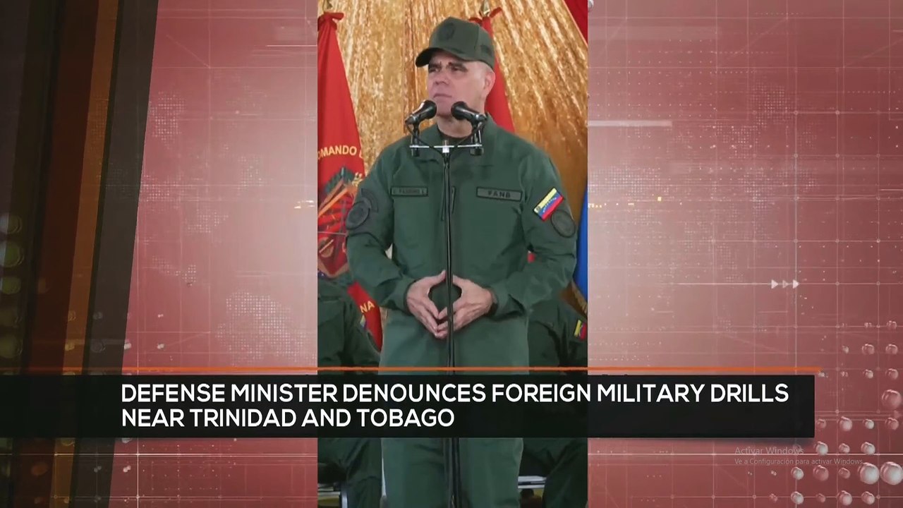 FTS 12:30 22-11: Defense Minister denounces foreign military drills near Trinidad and Tobago