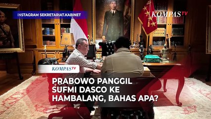 Presiden Prabowo Panggil Sufmi Dasco ke Hambalang, Bahas Apa?