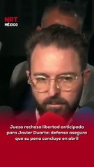 🚫 Una jueza rechazó la solicitud de liberación del exgobernador. Su abogado, Pablo Campuzano, aseguró que “no existe acusación por desaparición forzada” y que la pena termina en abril.