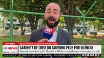 Gabinete de crise do governo pede silêncio sobre prisão de Bolsonaro
