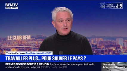 Travailler jusqu'à 12 jours consécutifs légalement: "Comme d'habitude, on veut nous faire travailler plus longtemps", dénonce Thomas Vacheron, secrétaire confédéral CGT