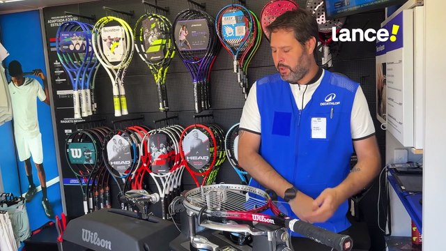 Raquetadas: Entenda detalhes do encordoamento de uma raquete de tênis.