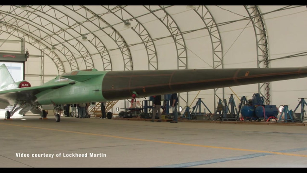 Lockheed Martin X-59 QuessT With Quiet SuperSon...