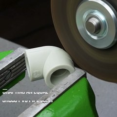 Crafting an equal cross PVC pipe joint!