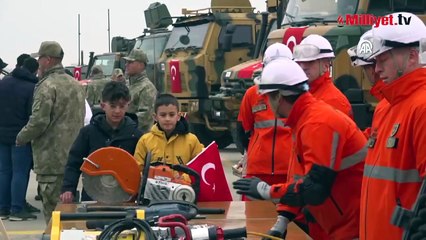 Milli silah sistemlerine yoğun ilgi! T-129 Atak, BARKAN ve keskin nişancı tüfekleri...