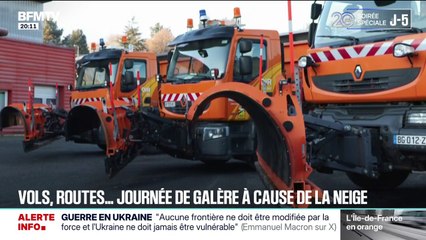Vols, routes, retards... Retour sur une journée d'alerte à cause de la neige