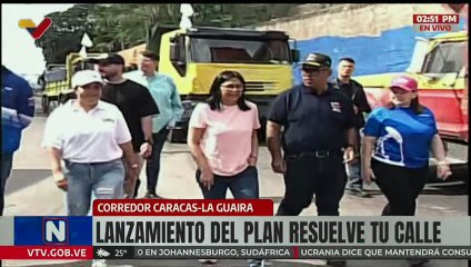 Vpdta. Rodríguez lidera lanzamiento del Plan Resuelve tu Calle ejecutando corredor Caracas-La Guaira