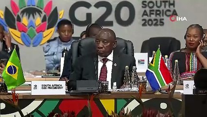 Erdoğan: "G20'yi daha fazla sorumluluk üstlenmeye davet ediyorum"