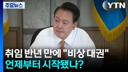 윤, 취임 반년 만에 "비상 대권" 언급...언제부터 시작됐나? / YTN