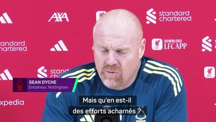 Nottingham - Dyche : "J'ai dit aux joueurs : on ne fait pas de passes aujourd'hui!"
