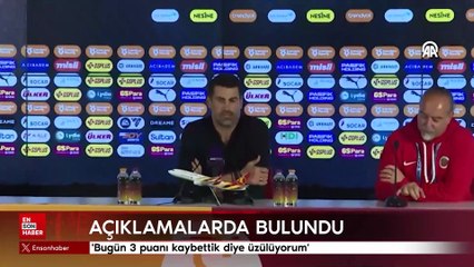 alatasaray-Gençlerbirliği maçının ardından Volkan Demirel açıklamalarda bulundu