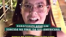 Paraguaios revelam torcida na final da Sul-Americana