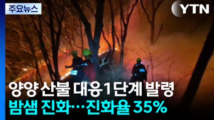 산림청 "양양 산불, 대응 1단계 발령"...637명 대피 / YTN