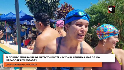 El torneo itinerante de natación internacional reunió a más de 160 nadadores en Posadas