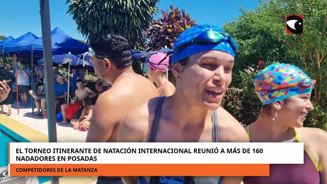 El torneo itinerante de natación internacional reunió a más de 160 nadadores en Posadas