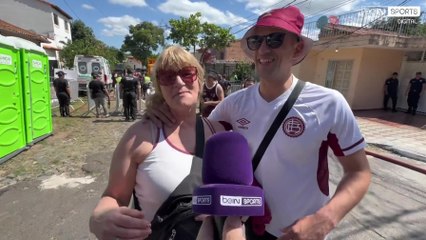 Así viven los aficionados de Lanús la previa de la final de Copa Sudamericana