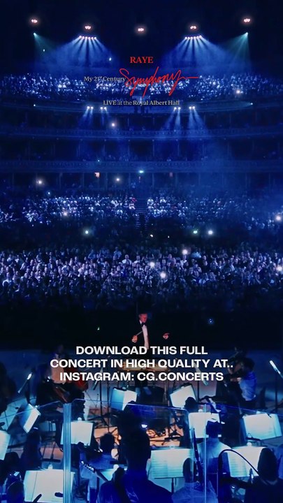 RAYE Live at the Royal Albert Hall  - 4K #raye #royalalberthall #alberthall #4k #simphony