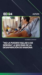 Don Noel Hinojosa permanece en Achira esperando noticias de su esposa Ramona, a seis días del desastre provocado por la riada. Pide a las autoridades que se movilicen hasta encontrar a su compañera de vida.