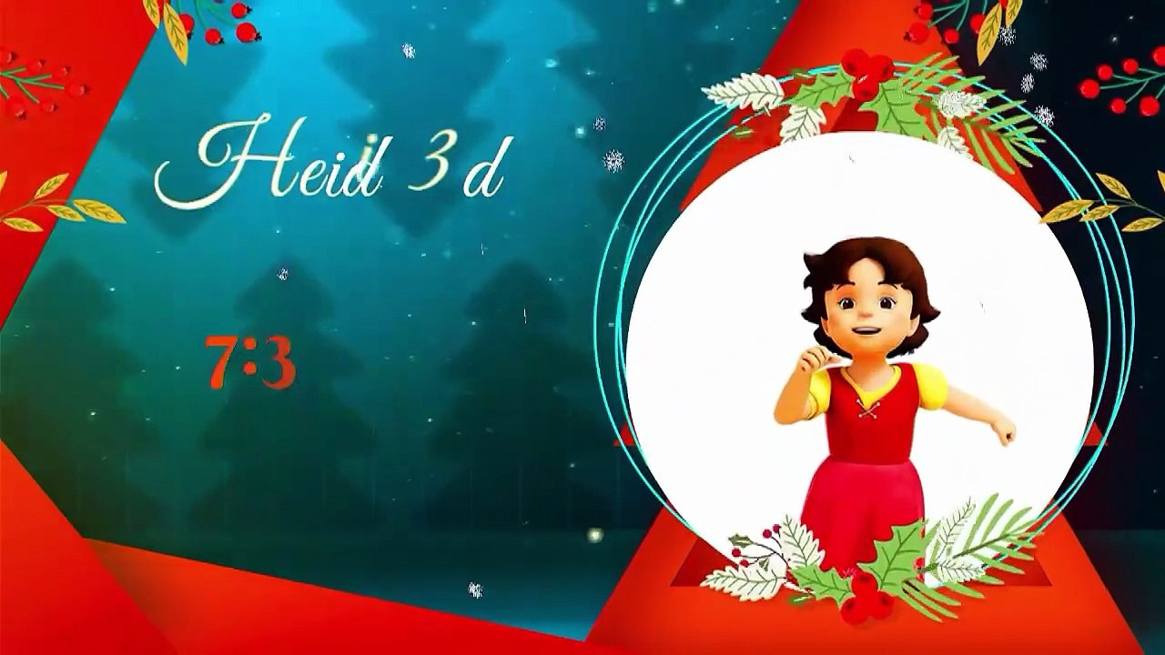 Canal 12: Bumper A Continuación de Heidi (2015), Bakugan y Plaza Sésamo (2025) (Versión Navideña)