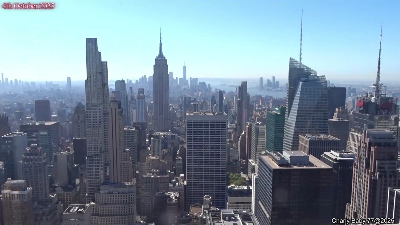 🏙 New York Skyline 🏙 Top of the Rock (4th October 2025)
