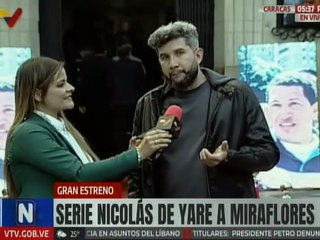 Gran estreno de la serie "Nicolás de Yare a Miraflores" en el Teatro Principal de Caracas