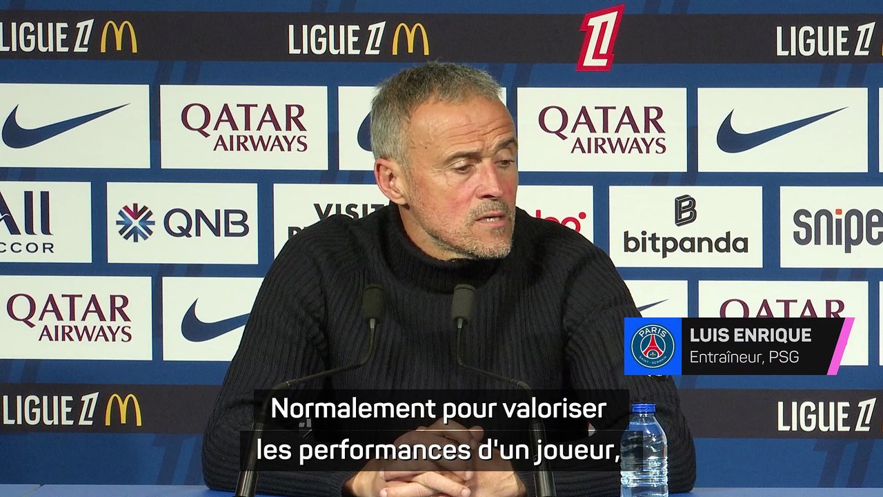 Luis Enrique : "Aucun doute sur Chevalier"