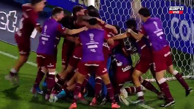 Lanús campeón de la Copa Sudamericana: el último penal atajado por Nahuel Losada
