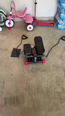 Mini Stepper: best home hydraulic workout machine with a screen and resistance bands! - Review