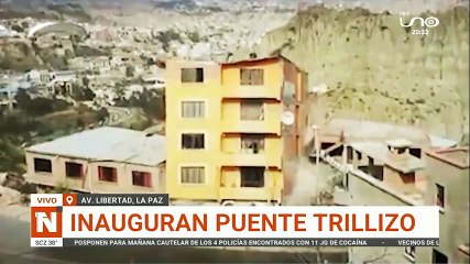 inauguraron puente en LPZ
