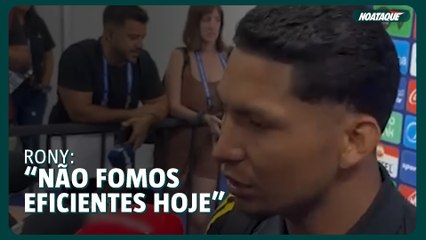 Rony diz que não esperava derrota do Atlético na Sul-Americana e pede desculpas à torcida