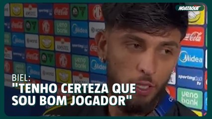 Biel fala sobre seu desempenho no Atlético: "tenho certeza que sou bom jogador"