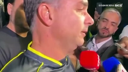 Em vigília, Flávio Bolsonaro diz que dano à tornozeleira foi "desespero"