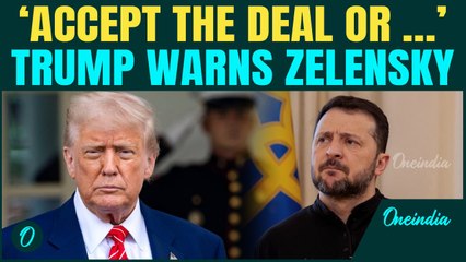‘Fight His Little Heart Out’: Trump ISSUES ULTIMATUM To Zelensky | 28-Point Peace Deal Is Final?
