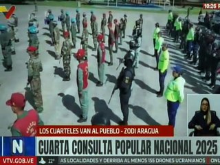 ZODI Aragua despliega más de 7 mil efectivos para la cuarta Consulta Popular Nacional