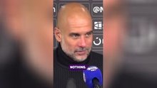 Pep ON EDGE when quizzed about Newcastle loss