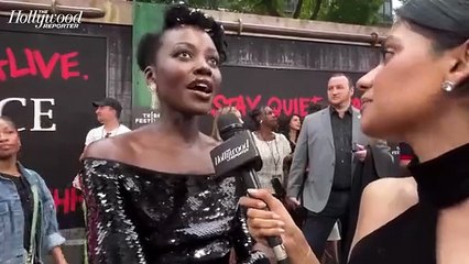 Lupita Nyong'o Talks Going to Cat Therapy Before Filming 'A Quiet Place: Day One' | THR Video