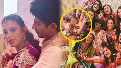 Smriti Mandhana Mehndi Ceremony: Palash Muchhal के हाथों में भी लगी मेहंदी, Inside Celebration Viral