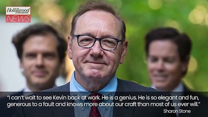 Kevin Spacey Breaks Silence as Liam Neeson, Sharon Stone Support Actor | THR News Video