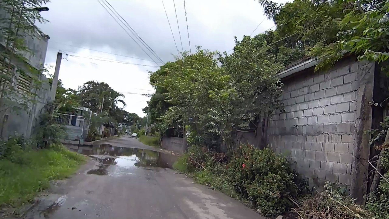 Flooded Street on San Jose Street in San Antonio, Zambales, Philippines