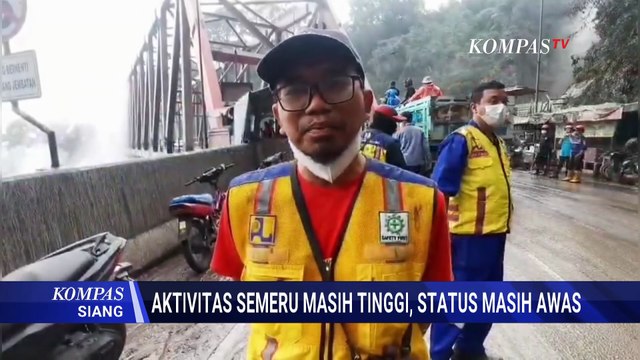 Update! Gunung Semeru Masih Status Awas, Ada 1 Dusun Terisolasi Akibat Banjir Lahan Dingin